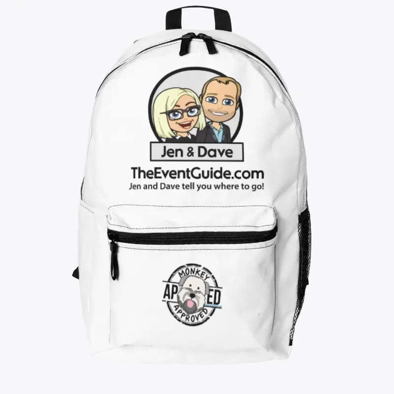 TheEventGuide.com Backpack White