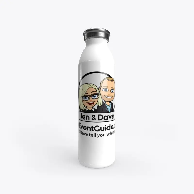 TheEventGuide.com Stainless Water Bottle